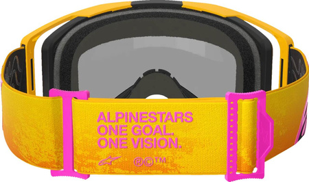 Gogle Alpinestars Vision 8 Corp or/yel/pink mirror