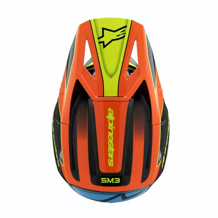 Kask Juniorski Alpinestars SM3 Fray black/orange