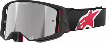 Gogle Alpinestars Supertech Corp ABS Vision black/red mirror