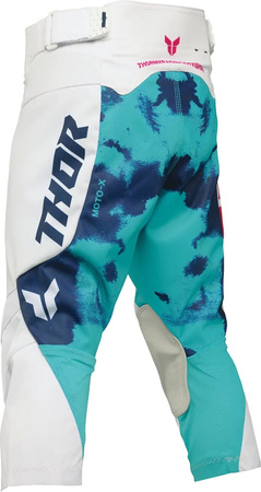 Spodnie juniorskie Thor Launchmode Bleach white/aqua