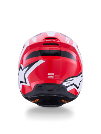 Kask Alpinestars S-M3 Heat red/white