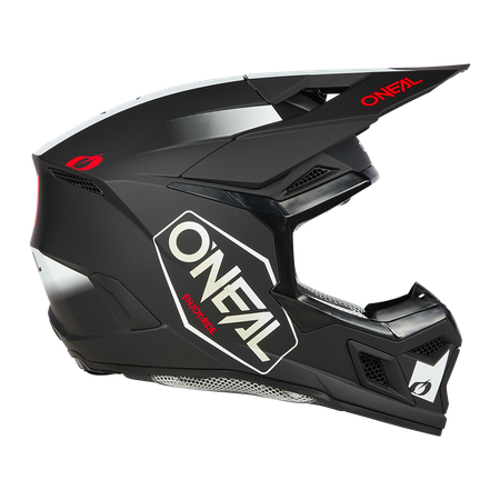 Kask O'Neal 3SRS Hexx black/white/red matt