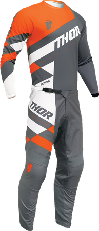 Zestaw juniorski Thor Sector Checker charcoal/orange