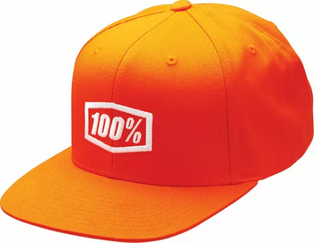Czapka z daszkiem młodzieżowa 100% Icon orange