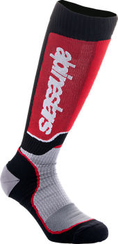 Skarpety Juniorskie Alpinestars MX Plus red/black