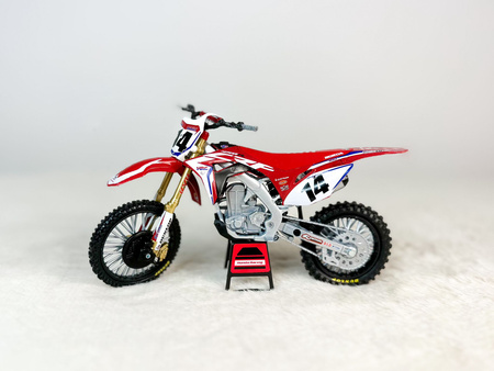 Model motocykla Honda CRF 450R Cole Seely #14 1:12 New Ray