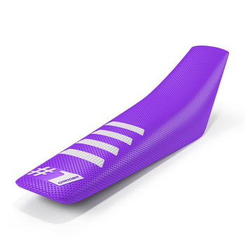 Poszycie siedzenia OneGripper Ribbed purple/white