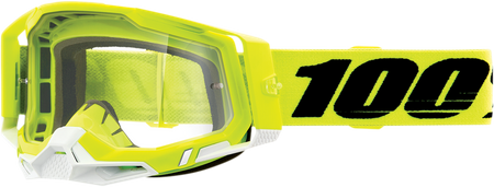 Gogle 100% Racecraft 2 Fluo Yellow clear