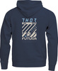 Bluza z kapturem juniorska Thor Futura navy