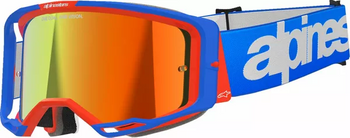 Gogle Alpinestars Vision 8 Wordmark blue/orange mirror