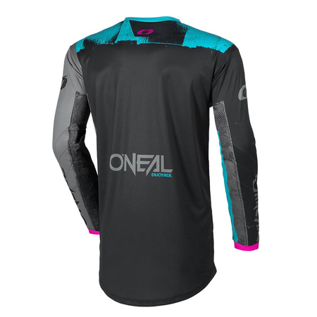 Bluza damska O'Neal Element Roller black/cyan