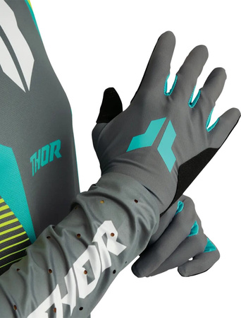 Rękawice damskie Thor Sportmode Iconic gray/aqua
