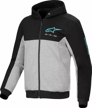 Bluza z ochraniaczami Alpinestars Chrome v2 black/gray/turquoise