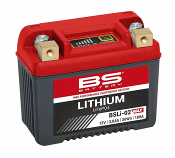Akumulator BS Battery LiFEPO4 BSLi-02 MAX Litowo-Jonowy 12V 180A 36Wh