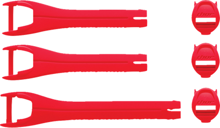 Zestaw pasków do butów Thor Blitz XR red