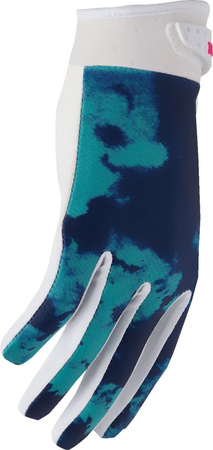 Rękawice Thor Junior Launchmode Bleach white/aqua