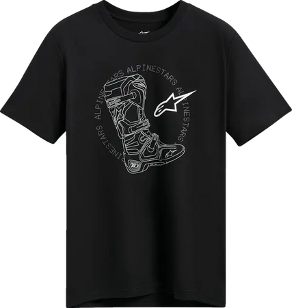 Koszulka T-Shirt Alpinestars Tech Boot black