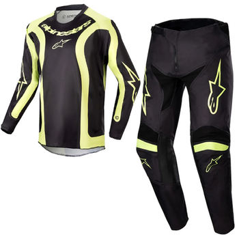 Zestaw Alpinestars Junior Racer Lurv black/yellow