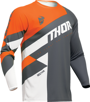 Bluza Thor Sector Checker charcoal/orange