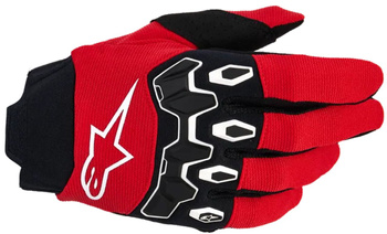 Rękawice Junior Alpinestars Full Bore v2 red/black