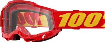 Gogle 100% Accuri 2 Red clear