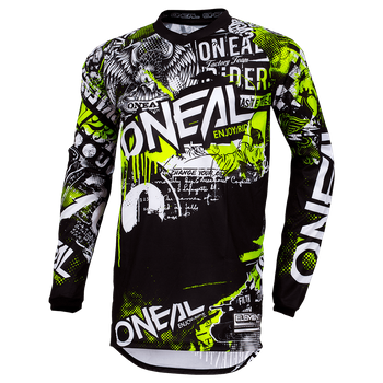 Bluza juniorska O'Neal Element Attack black/yellow