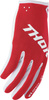 Rękawice Thor Junior Ridemode Static red