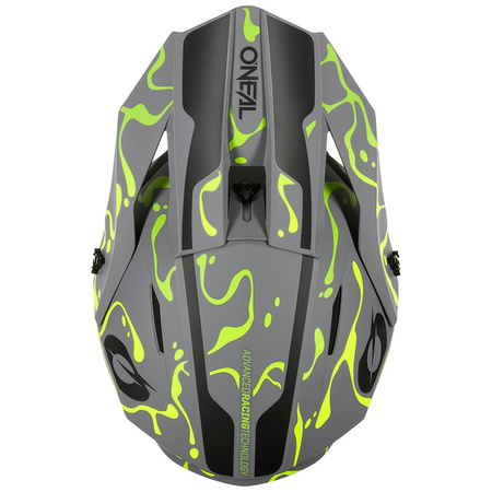 Kask O'Neal 1SRS Splash gray/yellow matt