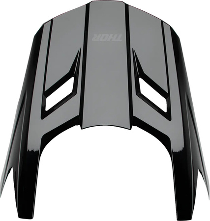 Daszek do kasku Thor Fleet Blackout black gloss