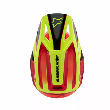 Kask Juniorski Alpinestars SM3 Fray red/yellow