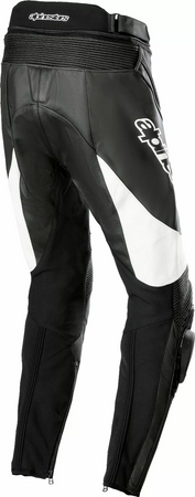 Spodnie damskie skórzane Alpinestars Stella Missile v3 black/white