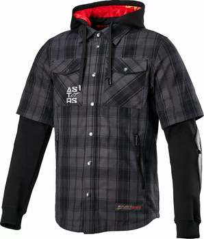 Koszula z ochraniaczami Alpinestars Tartan MO.ST.EQ gray