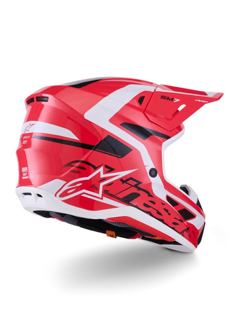Kask Alpinestars S-M7 Deed red/black/white