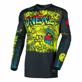 Bluza juniorska O'Neal Element Rancid black/yellow