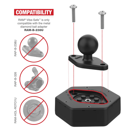 Tłumik drgań RAM Mount Vibe-Safe