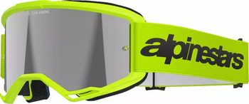 Gogle Alpinestars Vision 3 Wordmark yellow mirror