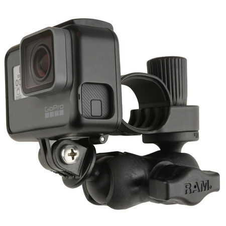 Uchwyt Ram Mount z adapterem GO-Pro, obejmą montażową i ramieniem