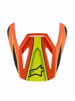 Daszek do juniorskiego kasku Alpinestars SM3 Fray black/orange