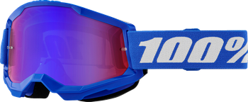 Gogle 100% Strata 2 Blue mirror