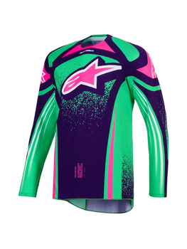 Bluza Alpinestars Techstar Nomur purple/green/pink
