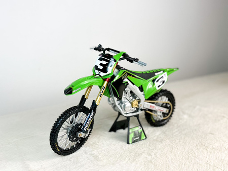 Model motocykla Kawaski KX 450 F Eli Tomac #3 1:6 New Ray