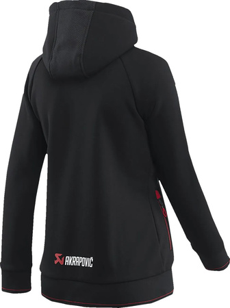 Bluza Damska Akrapovic Women's Corpo Full-Zip Hoody black