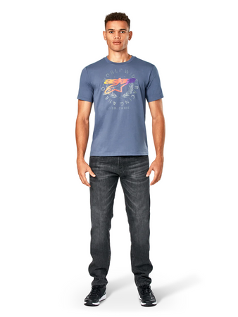 Koszulka T-Shirt Alpinestars Overlay CSF blue