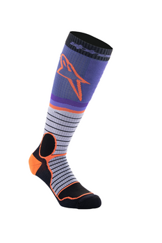 Skarpety Alpinestars MX Pro purple/orange