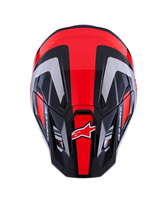 Kask Alpinestars S-M7 Rise black/red/silver