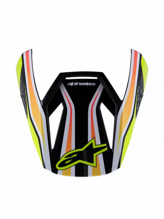 Daszek do juniorskiego kasku Alpinestars SM3 Wurx black/yellow