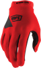Rękawice 100% Ridecamp red