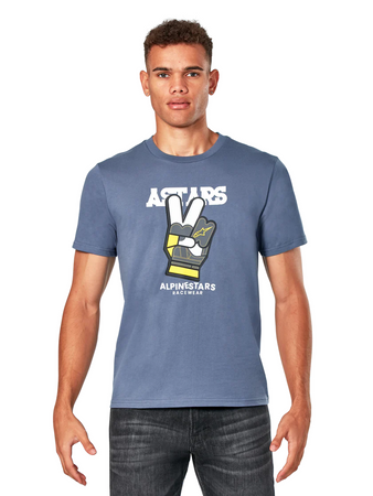 Koszulka T-Shirt Alpinestars Peaceout CSF blue