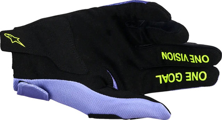 Rękawice Alpinestars Radar purple/yelow