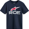 Koszulka T-Shirt Alpinestars Ride 4.0 navy/red